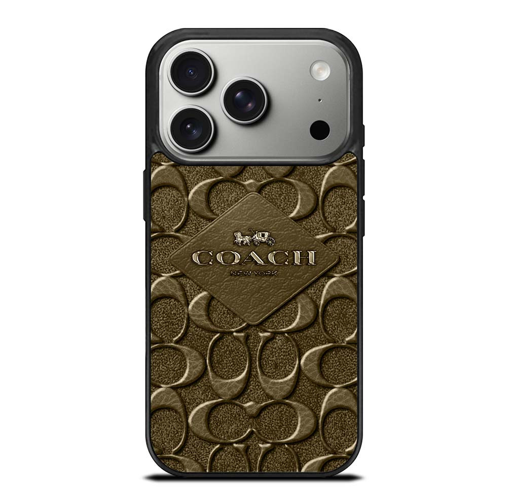 iPhoneアクセサリー COACH Case iPhone17Pro iPhone 17 Pro Max用 COACH（R）ハードケース／SIGNATURE Black